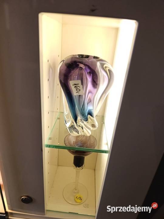 Wazon artystyczny z grubego szkła Bielsko-Biała sprzedam