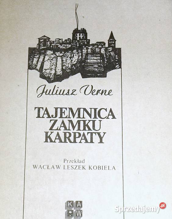 Tajemnica zamku Karpaty Juliusz Verne Rok wydania 1988 Chełm sprzedam