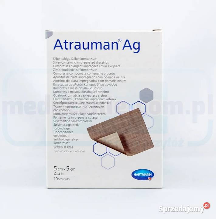 Opatrunek Atrauman AG ze Srebrem Na Rany Drezdenko