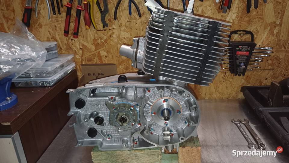 Nowy silnik MZ ETZ 150 oryginał cylinder głowica Zduńska Wola