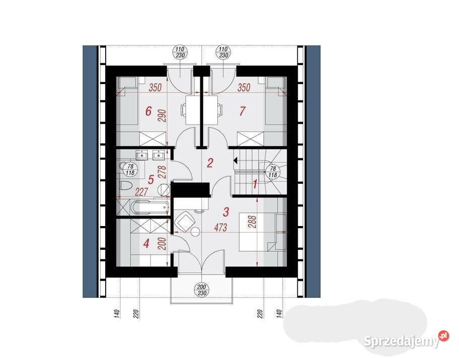 Sprzedaż Nowy Dom wolnostoj powmieszkalna 94 m2 garaż
