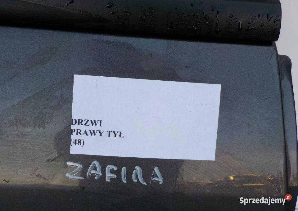 DRZWI PRAWY TYŁ OPEL ZAFIRA B II 2 Nowy Tomyśl