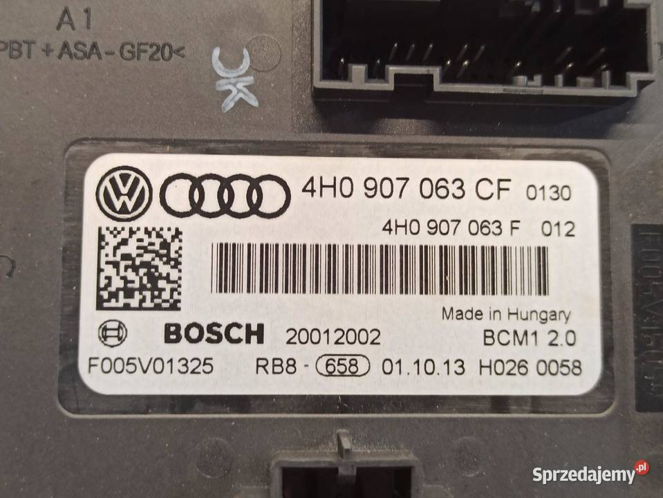 AUDI A7 MODUŁ KOMFORTU 4H0907063CF