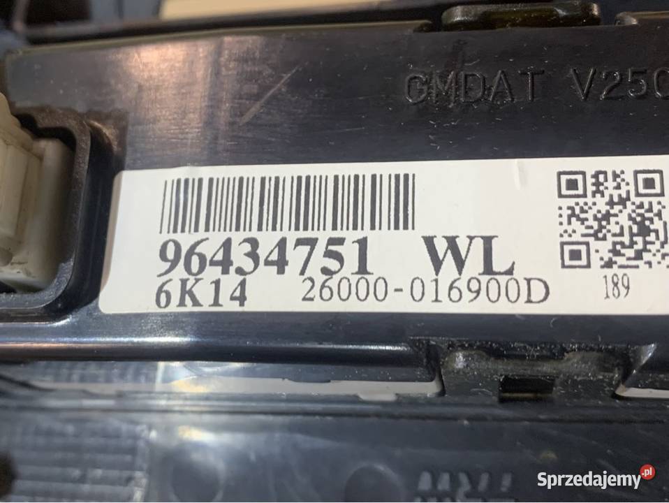 96434751 wyświetlacz airbag Chevrolet Epica Deski rozdzielcze, konsole Szczecin sprzedam