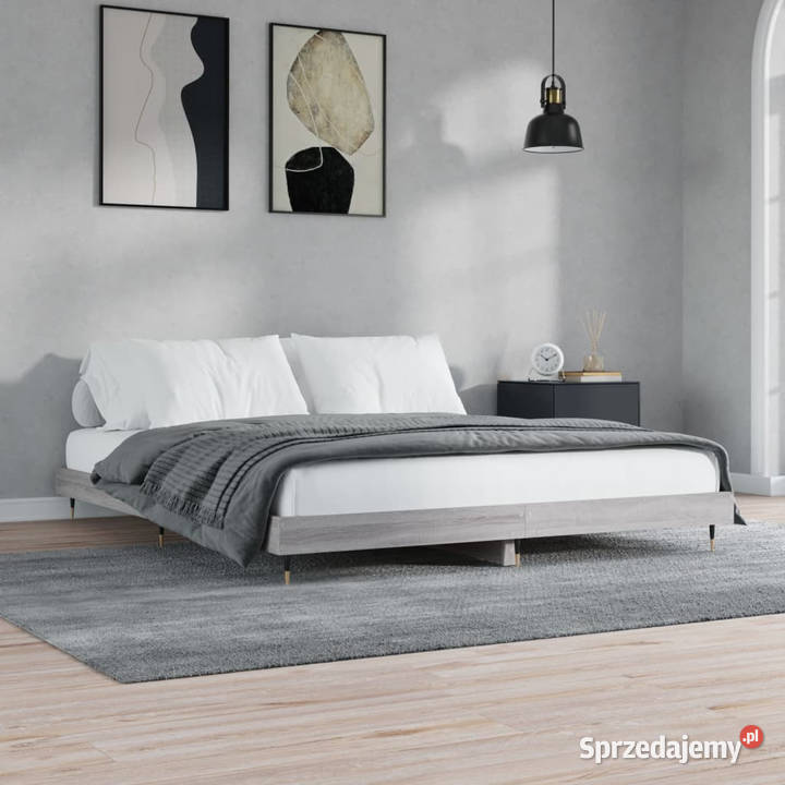 Rama łóżka szary dąb sonoma materiał 20cm Warszawa sprzedam