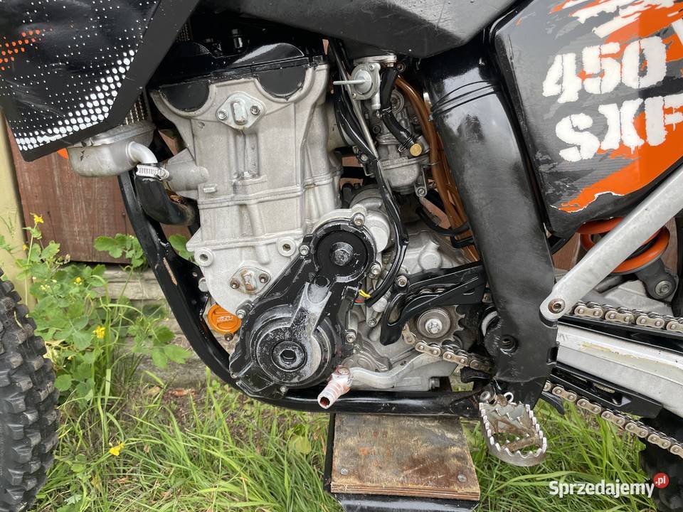 KTM SXF450 2010 tłumik FMF koła EXCELL 1km Jelcz-Laskowice
