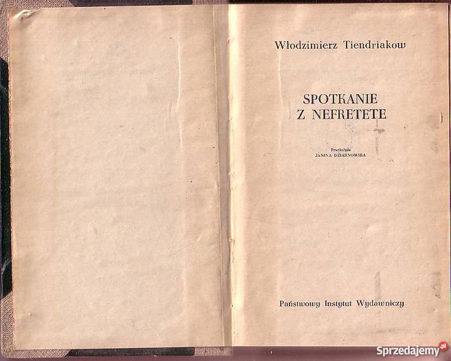 0259 SPOTKANIE Z NEFRETETE WŁODZIMIERZ Proza i poezja Czyrna