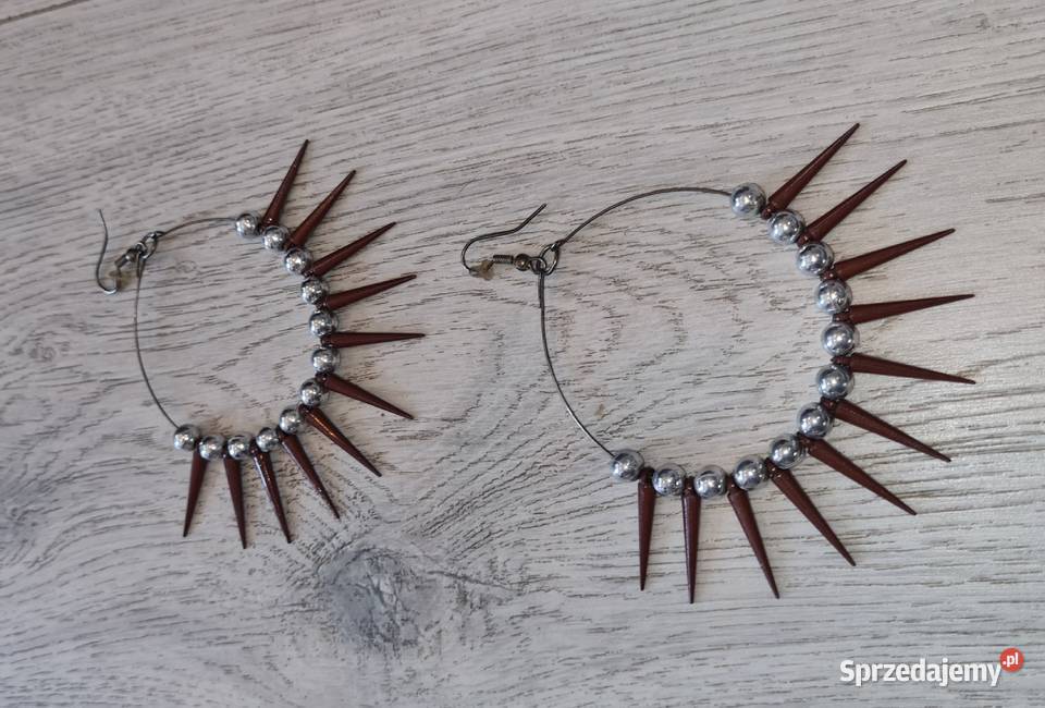 Kolczyki damskie kolce Zegarki i Biżuteria sprzedam