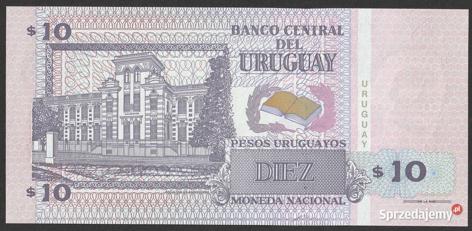 Urugwaj 10 pesos 1998 stan bankowy UNC sprzedam