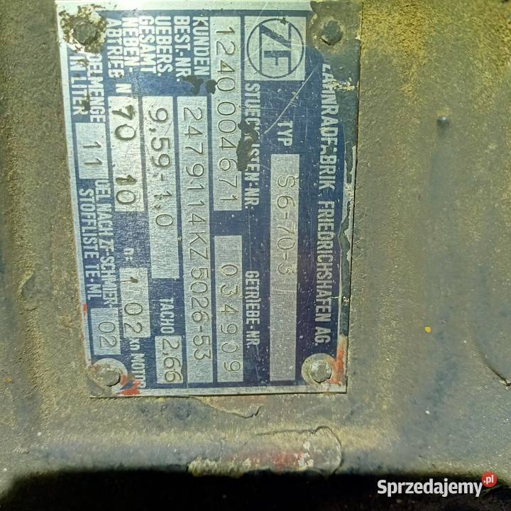Magirus Skrzynia Biegow ZF S6703 Bielsko-Biała