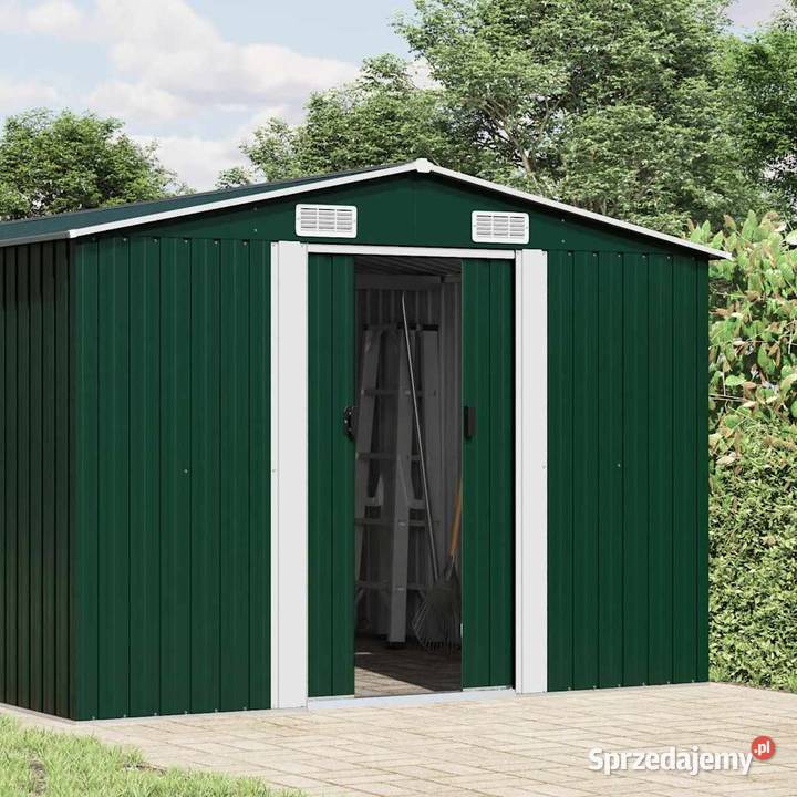 vidaXL Szopa ogrodowa 257x580x181 metal Warszawa