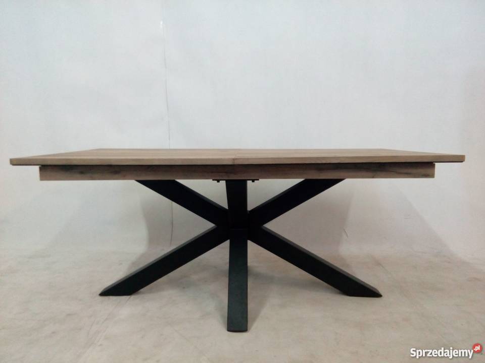 Designerskie stół rozkładany na metalowej nodze Opole sprzedam