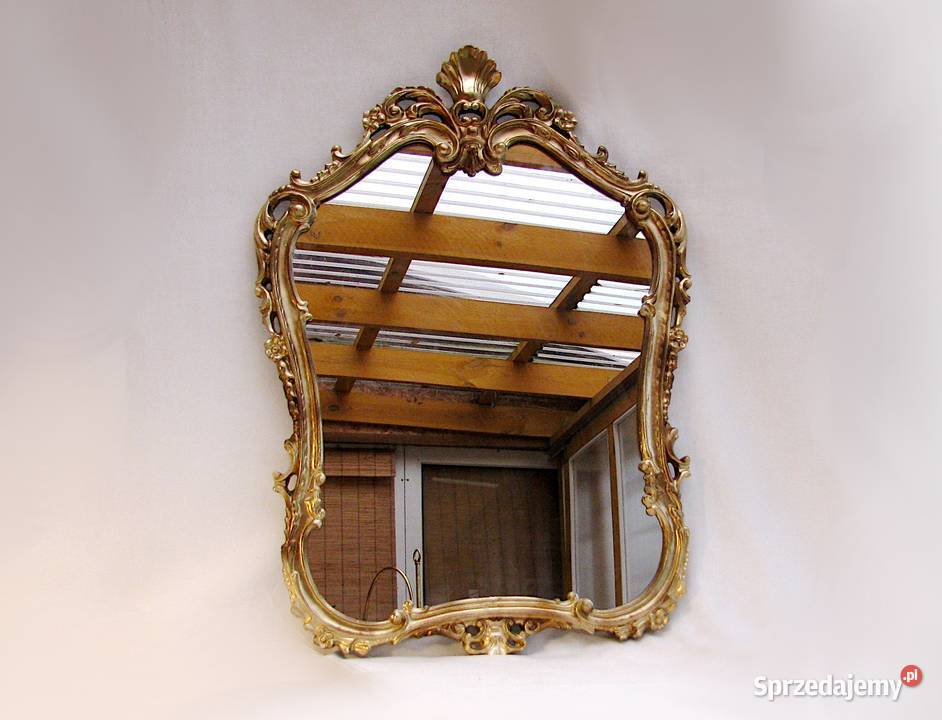 Lustro Włoski styl vintage Rama Antyk