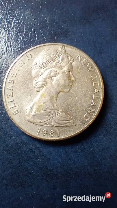 Stare monety 20 cent 1981 Nowa Zelandia Lesko