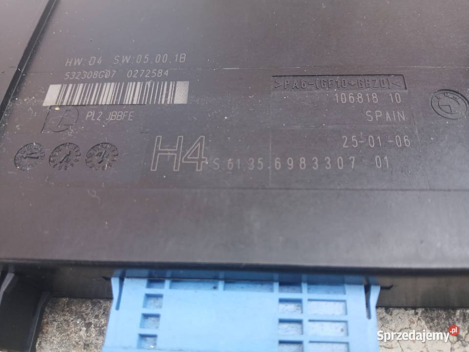 Moduł komfortu H4 61356983307 BMW E90 E91 E92 Radłów