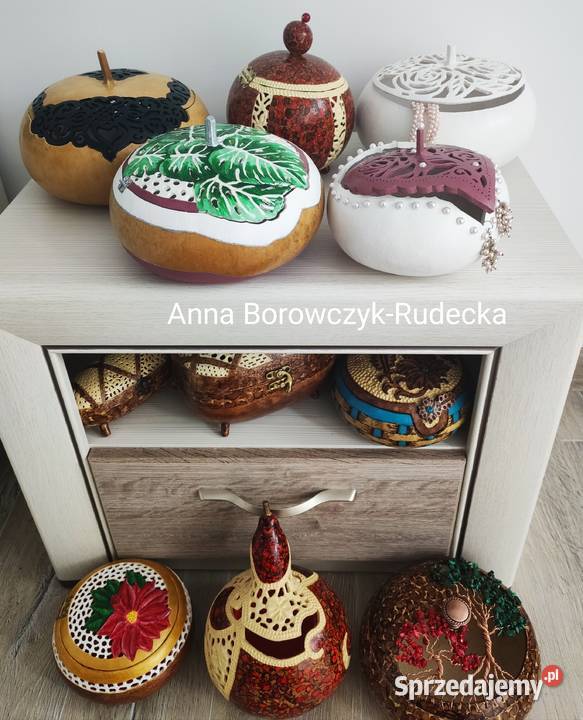 Szkatułka z tykwy Oświęcim sprzedam