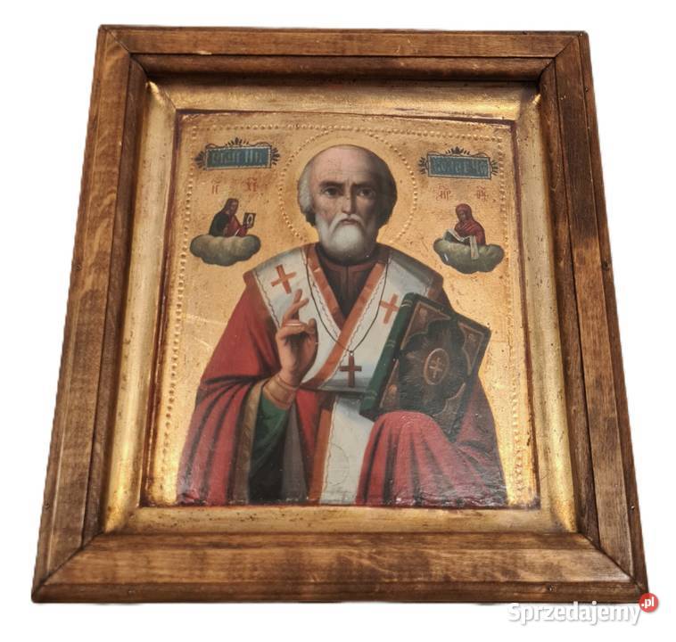 Ikona Święty Mikołaj z Miry Cudotwórca 0464 Warszawa