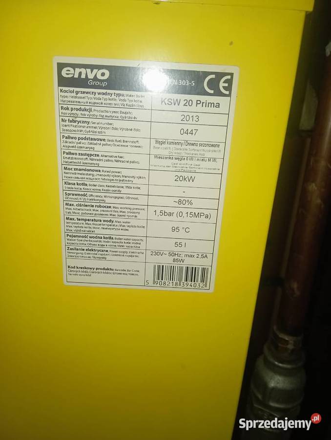 Piec Pereko 20kw Kotły i Piece CO Sierakośce