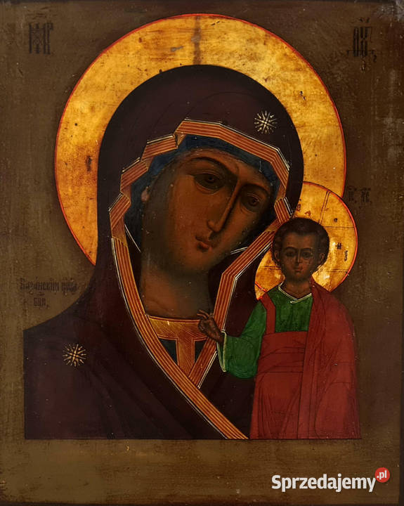 Ikona Matka Boża Kazańska XIX wiek 0329