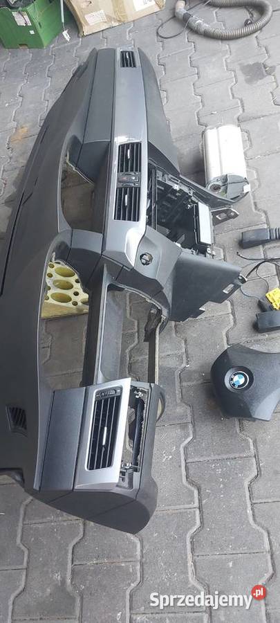 Deska kokpit airbag napinacz BMW 5 E60 Deski rozdzielcze, konsole Szczecin sprzedam