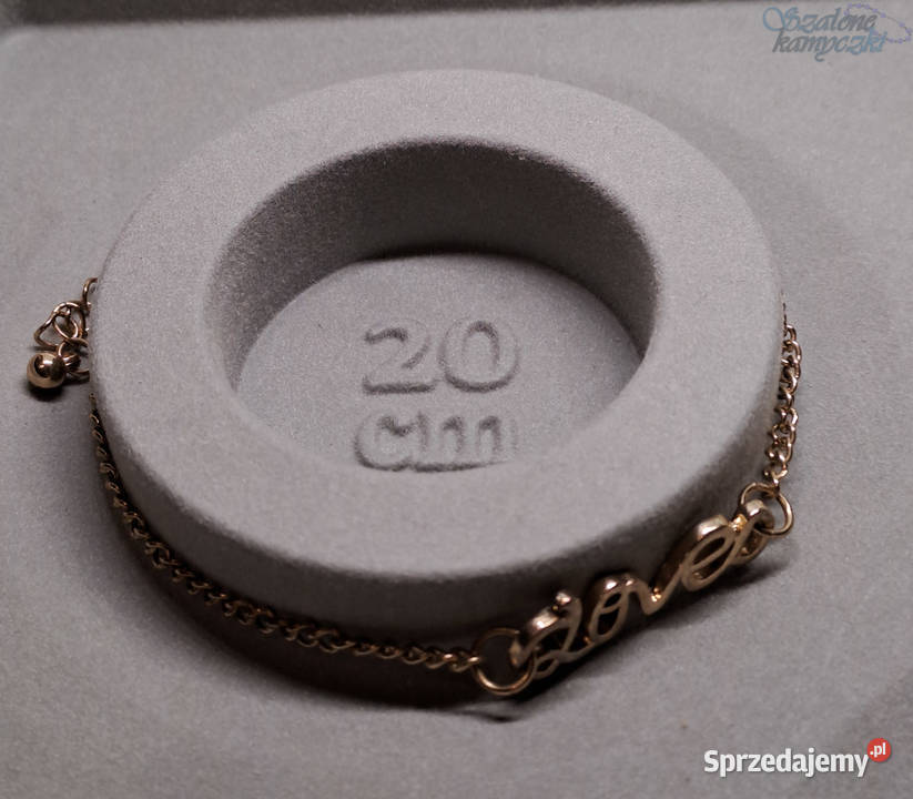 Bransoletka metalowa LOVE sprzedam