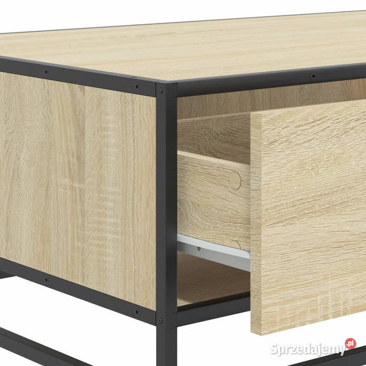 Stolik kawowy dąb sonoma 90x57x35 materiał Warszawa