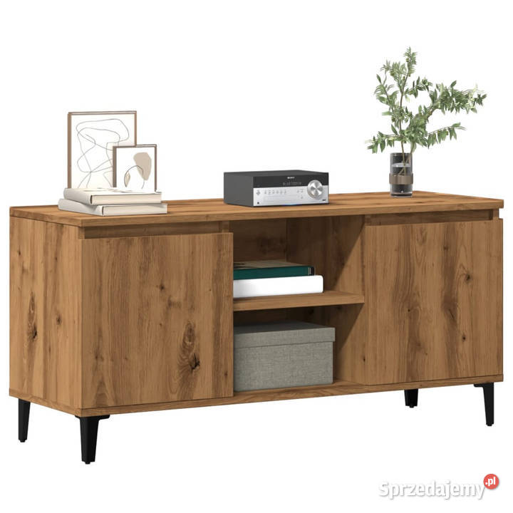 Szafka TV dąb artisan 102x35x50 materiał Warszawa