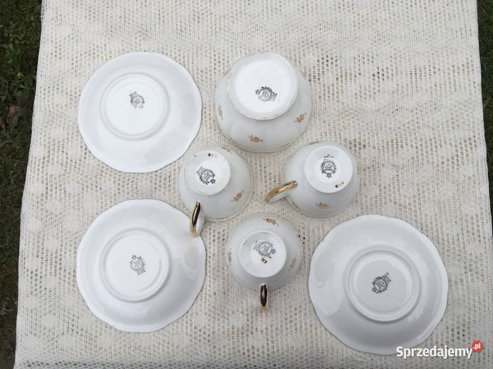 Filiżanki i cukiernica vintage Anglia Kraków