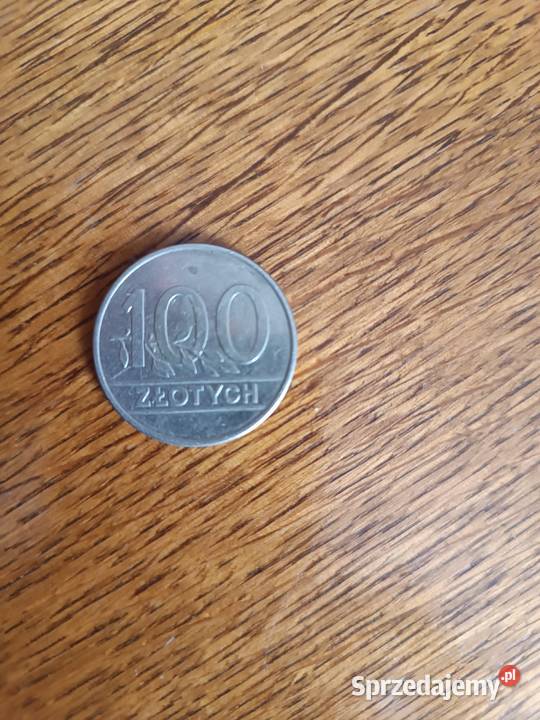 Moneta 100 z 1990r Nowe Skalmierzyce