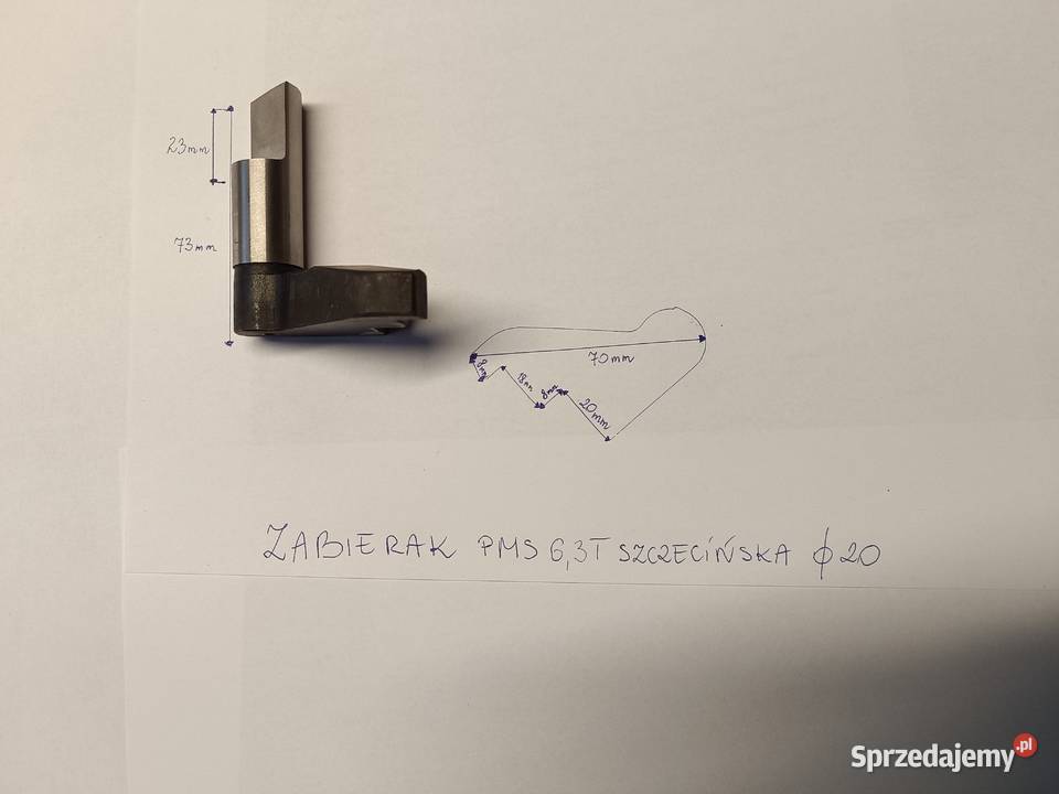 ZABIERAK CZĘŚĆ DO PRASY KLIN PMS 63 T Bydgoszcz