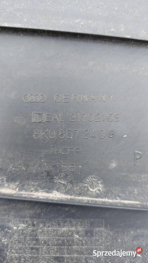 8K0867240B Osłona słupka Audi A4 B8 kujawsko-pomorskie Sępólno Krajeńskie