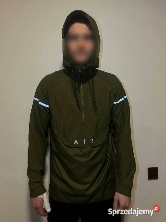 Lekka kurtka anorak khaki z kapturem M styl Poznań sprzedam
