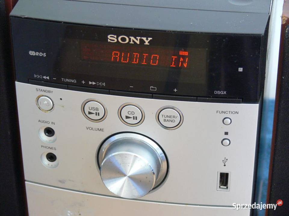 Wieża Sony RDS CD USB mp3 AUX kolumny. WYSYŁKA. Jasło - Sprzedajemy.pl