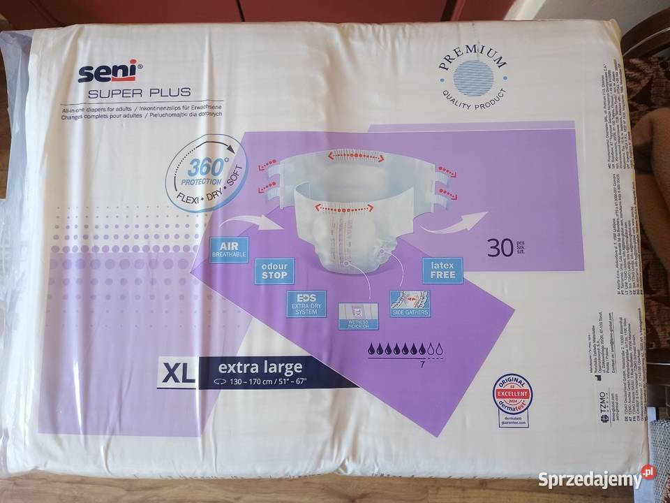 Pampersy dorosłych Seni Super Plus large XL 30 x Chojnów
