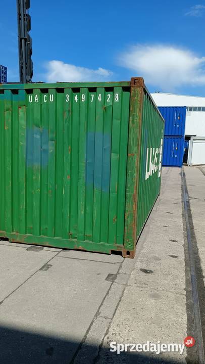 Kontener magazynowy transportowy morski 20 DV 6 sprzedam