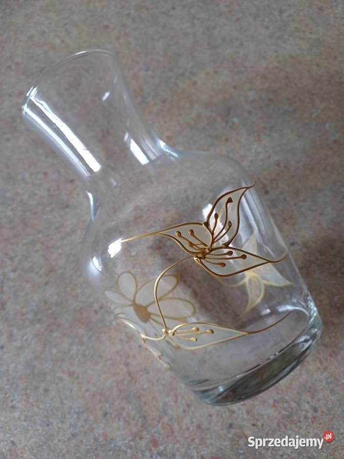 vintage szklane wazony małopolskie Nowy Targ