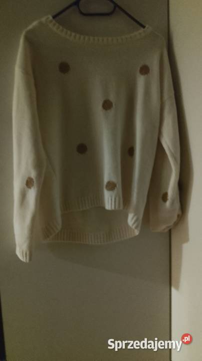 Sweterek welurowy szary/srebrny Sosnowiec