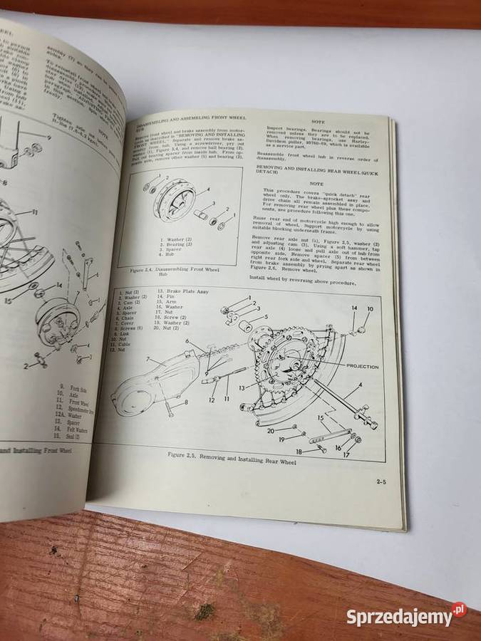 intrukcja serwisowa hareydavidson SSSX 175250 śląskie
