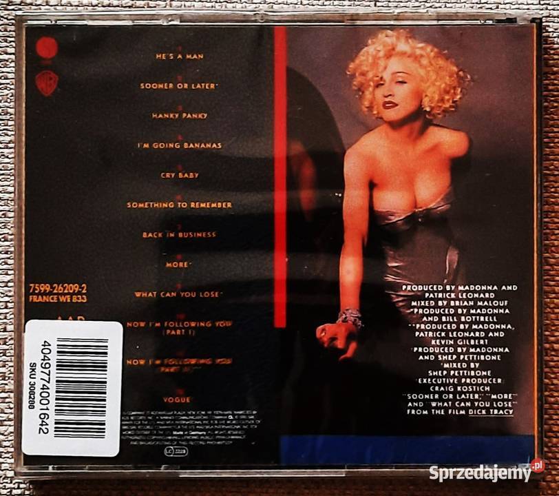 Album CD MADONNA Album I m Breathless CD Chorzów