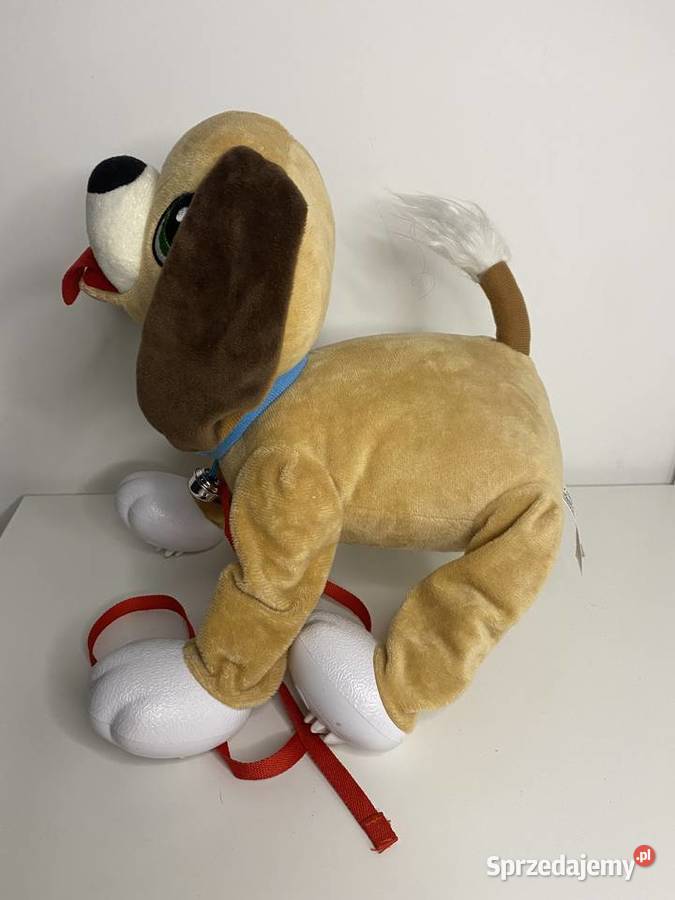 Peppy Pups pluszowy piesek chodzący na smyczy Gdańsk