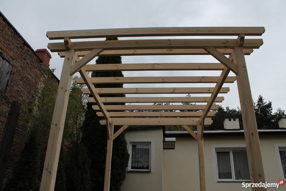 PERGOLA WIATA 36m x 33m Altana Altanka Architektura ogrodowa Łuków