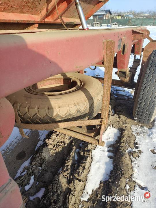 Przyczepa 10 t dmc wywrot 2 stronny nieuszkodzony opolskie Olesno