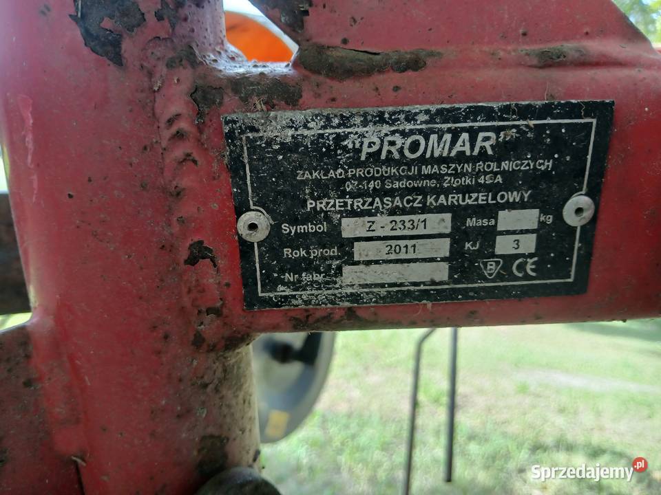 przetrząsacz karuzelowa Sławatycze
