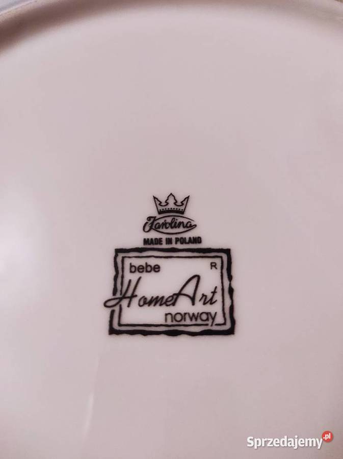 Przepiękny duży talerz patera z motywem