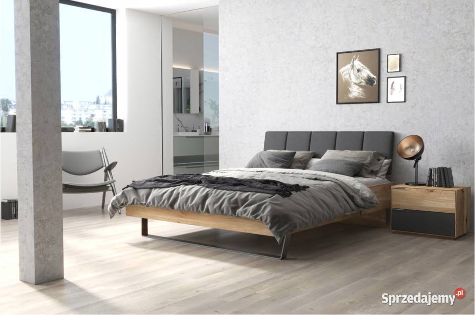 Łóżko Loftowe Dębowe SANNY 160x200 Bydgoszcz