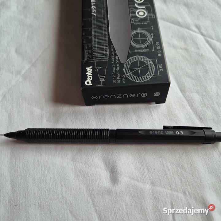 Orenz Nero Pentel 03 mm nowy Brzesko