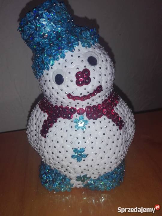 Balwanki styropianowe cekiny swieta prezent wielokolorowy Inowrocław sprzedam