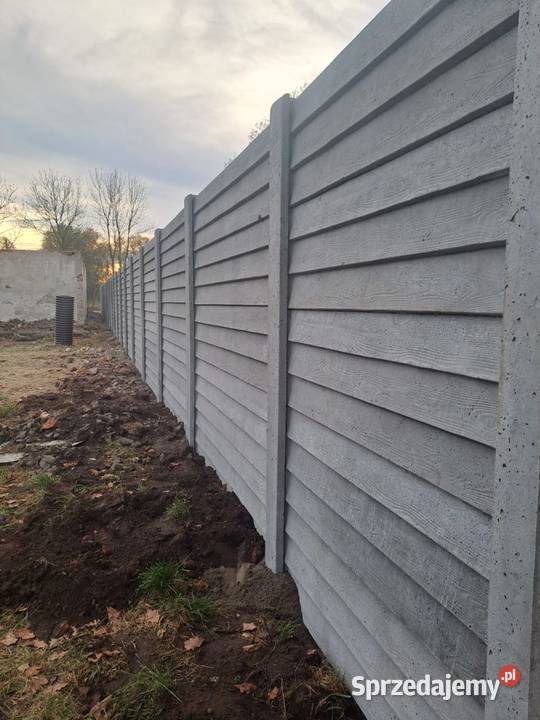 Ogrodzenia betonowe Wrocław Nowoczesne wzory dolnośląskie usługi budowlane