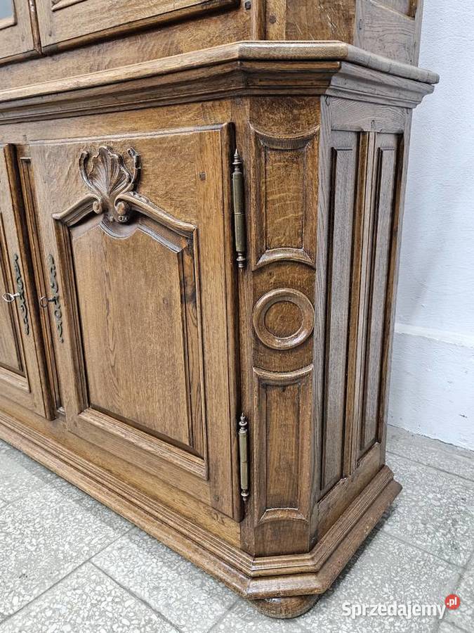 Stylowy dębowy kredens biblioteczka Francja Nowy Sącz