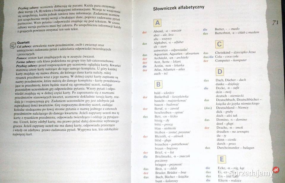 Der die das NEU Podręcznik do jęz niemieckiego Pozostałe Chełm